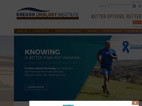 Oregon Urology Institute website screenshot