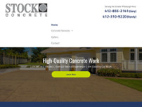 Screenshot for https://www.stockconcrete.com/