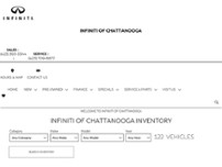 Screenshot for http://www.infinitichattanooga.com