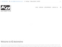 KD Automotive website screenshot