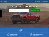Starling Chevrolet website screenshot