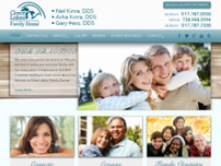 Great Lakes Family Dental website screenshot