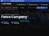 Website Screenshot Mr. Fence