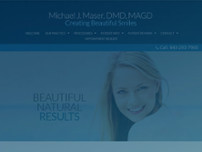 Dr. Michael Maser, DMD MAGD website screenshot