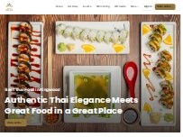Website Screenshot Taste of Thai & Sushi