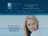Eugene Lawnicki, DMD website screenshot