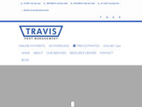 Travis Pest Management website screenshot