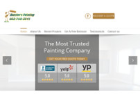 Butcher's Painting website screenshot