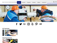 Keep It Cool Air Conditioning & Heating website screenshot