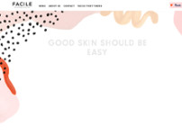 Screenshot for http://www.facileskin.com