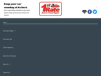 Screenshot for http://1strateautorepair.com
