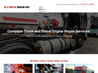 W S Truck Repair Inc website screenshot