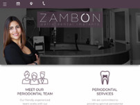Zambon Perio Dental Implants website screenshot