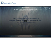 Tabernacle Of Praise Family Worship Center website screenshot