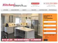 Kitchen Search website screenshot
