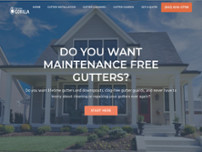 Screenshot for http://theguttergorilla.com/