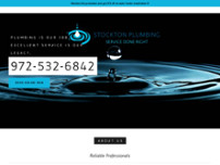 Stockton Plumbing website screenshot