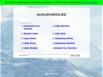 Executive Limousine website screenshot
