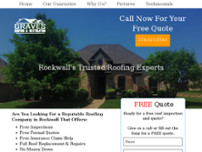 Graves Roofing & Restoration website screenshot