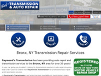 Raymond's Transmission website screenshot