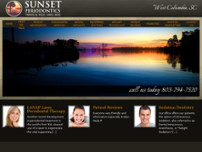 Sunset Periodontics & Implant Dentistry website screenshot