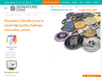 Screenshot for https://signaturecoins.com/
