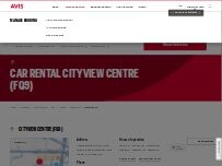 Website Screenshot Avis Car Rental