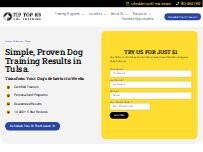 Website Tip Top K9 Tulsa Dog Training