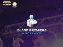 Island Premiere Music & Events website screenshot