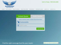 Guardian Insurance website screenshot
