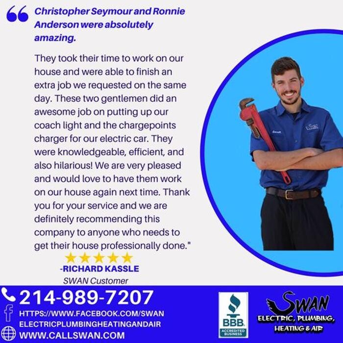 Images Swan Electric, Plumbing, Heating & Air