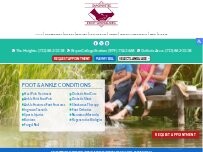 Website Screenshot Diagnostic Foot Specialists