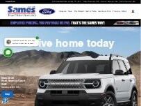 Website Screenshot Sames Ford