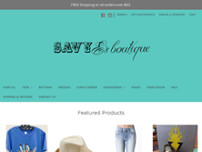 Screenshot for http://savyesboutique.com