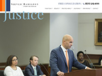 Shiver Hamilton website screenshot