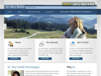 Dr Shari Nadler website screenshot