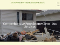 C & M Foreclosure Multi Service website screenshot