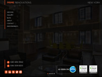 Prime Renovations website screenshot