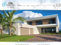 The One Global Team Luxury Real Estate website screenshot