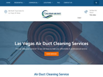 Las Vegas Air Duct Cleaning Services website screenshot