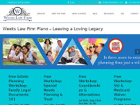 Weeks Law Firm website screenshot