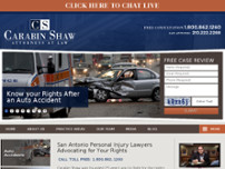 Carabin & Shaw, P.C. website screenshot