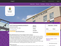 Hyatt Place Blacksburg website screenshot