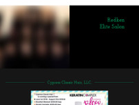 Cypress Classic Hair website screenshot