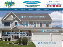 Metairie power wash website screenshot