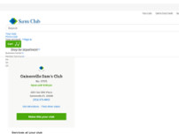 Screenshot for https://www.samsclub.com/club/gainesville-fl-sams-club/8155