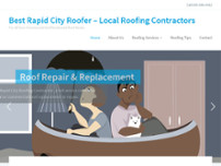Screenshot for http://bestrapidcityroofer.com