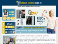 Screenshot for http://www.commerciallocksmithbellairetx.com/