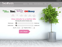 Two Maids & A Mop website screenshot