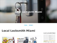 Screenshot for https://locallocksmithinmiami.wordpress.com/